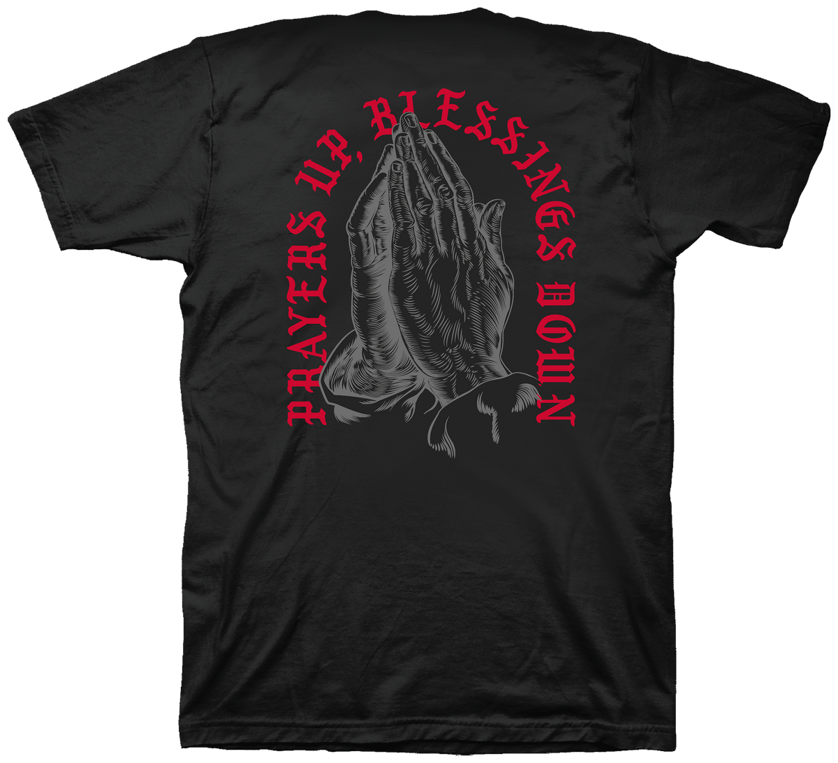 Prayers Up, Blessings Down (Tshirt) – Lucky Soul